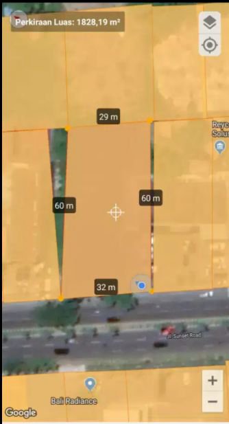 Tanah disewakan 19 are di jalan sunset road kuta