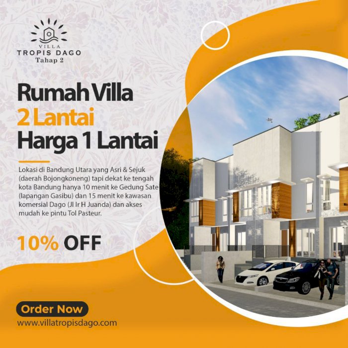 Cluster Rumah Mewah cocok untuk hunian dan Investasi