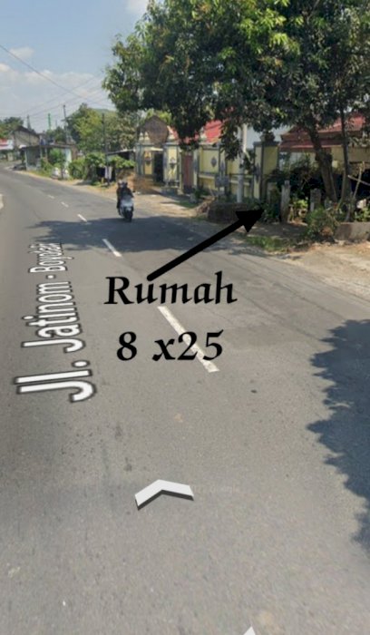 Di jual rumah SHM dengan luas tanah 200m