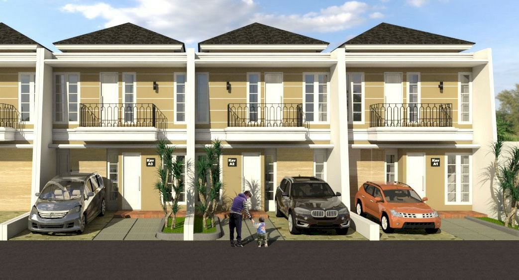 RUMAH MODERN DI PONDOK AREN, AMANAH GARDEN VILLAGE