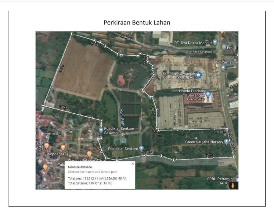 Kavling Strategis dan Siap Bangun di Depok P3.001/01/22/PR-HJ