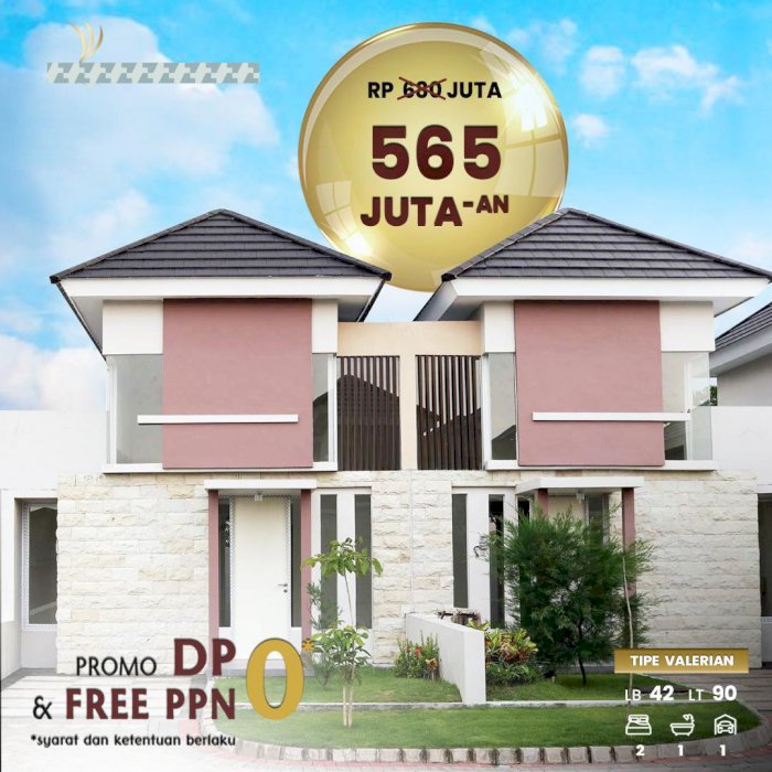 [Ready Stock] Perumahan Eklusif Gate Mewah 40 Meter Cemorokandang