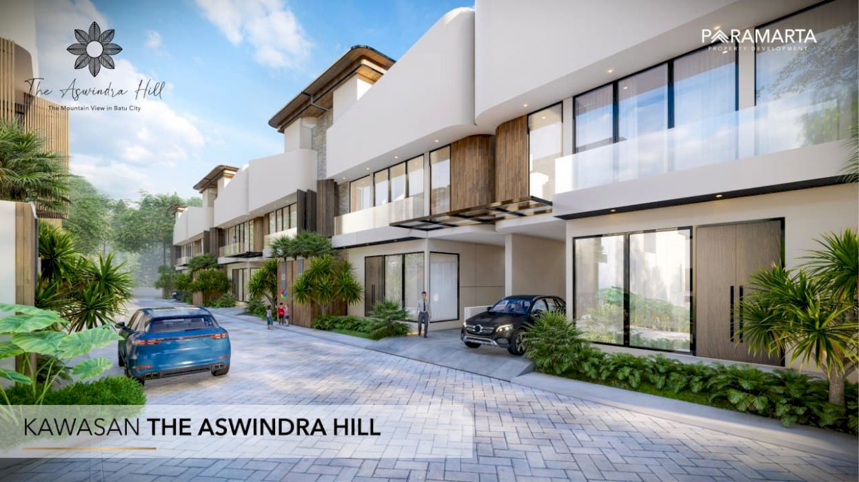 Cluster Villa Mewah di Kaki Gunung Panderman Free Sweaming Pool