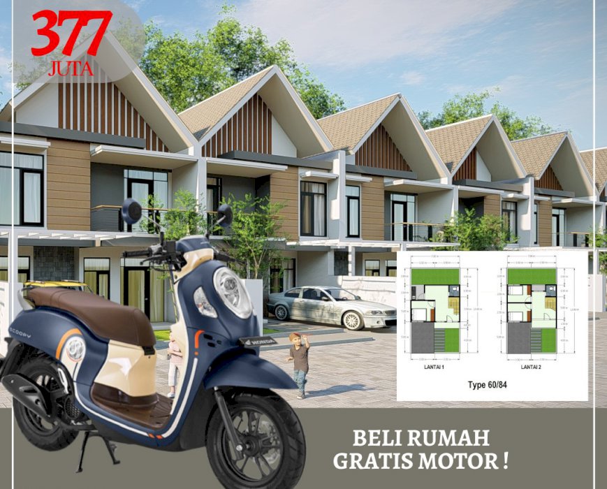 Rumah Minimalis di Kawasan Asri dan Luas Gate Super Lebar