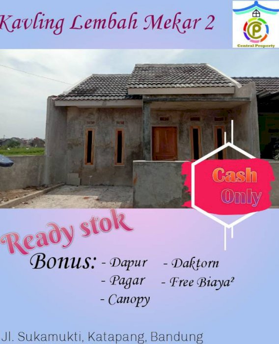 Rumah murah Katapang,Cash disc 10jt,strategis dekat kota: Sukamukti