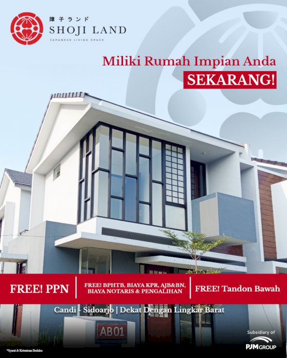 Rumah 2 lantai 500 jutaan dengan konsep jepang...