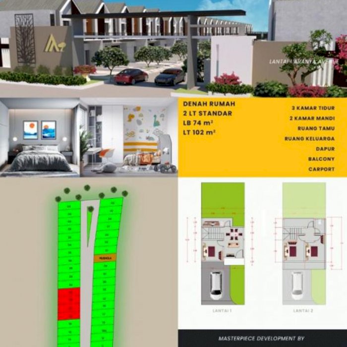 Aranya Park Rumah Mewah 2 Lantai di Wisata Kaliurang Sleman