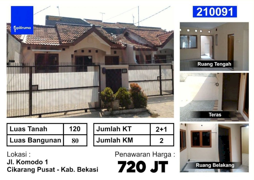 Rumah Cikarang pusat