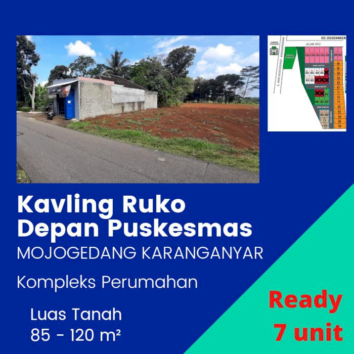 KAVLING RUKO SIAP BANGUN