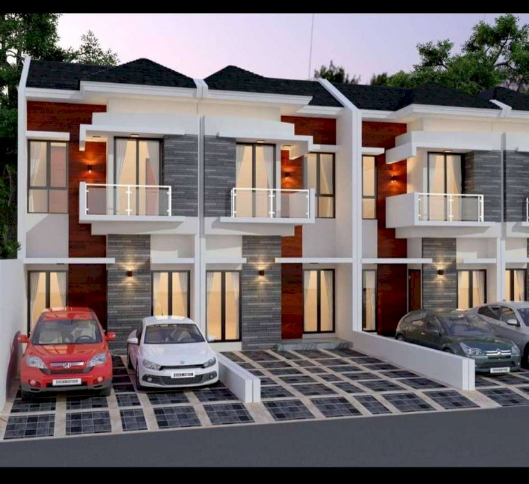 (SHM) RUMAH BARU 3 KAMAR TIDUR BONUS KANOFI DAN PAGAR BESI