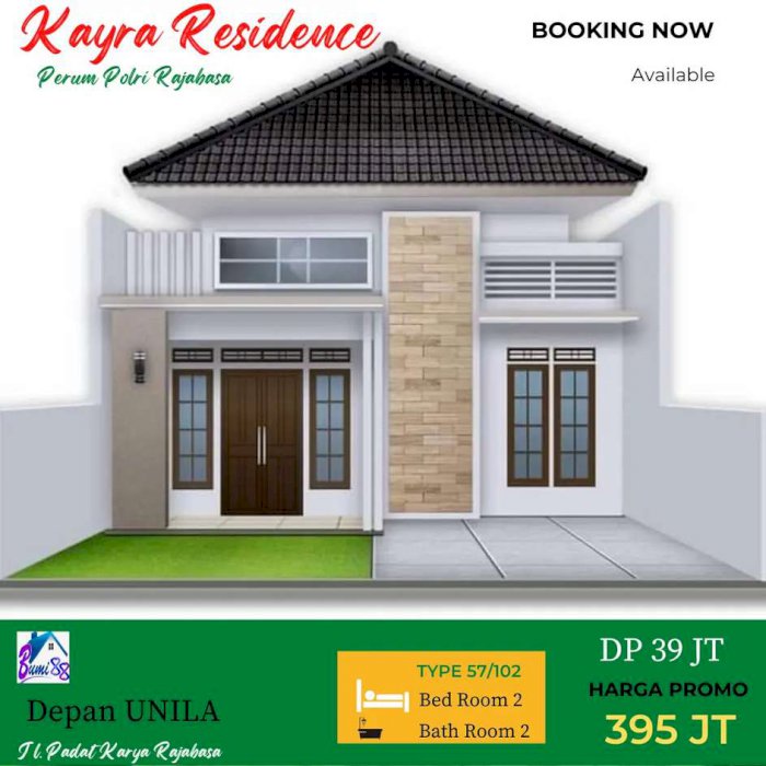 Perumahan Depan UNILA Kayra Residence