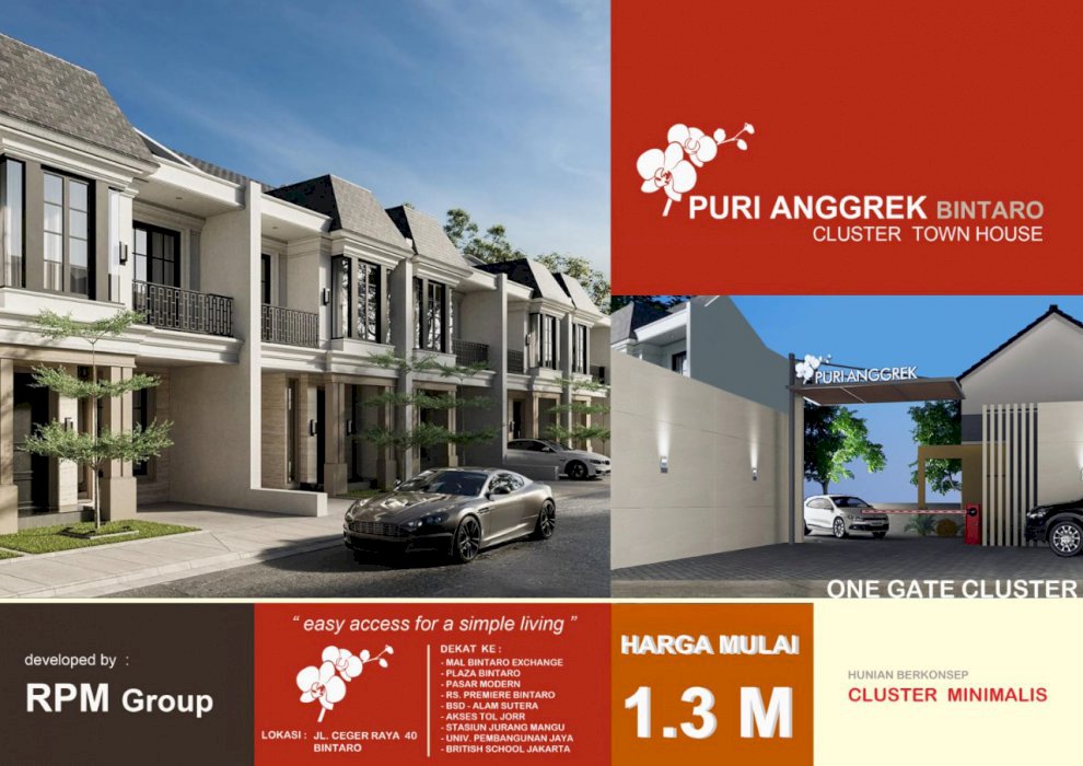 Jual Cepat Rumah 2 Lantai di Ceger, Pondok Aren, Tangsel