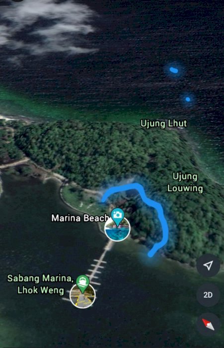 Dijual Tanah Sabang dekat titik 0 km,depan dermaga,Aceh-T-0127