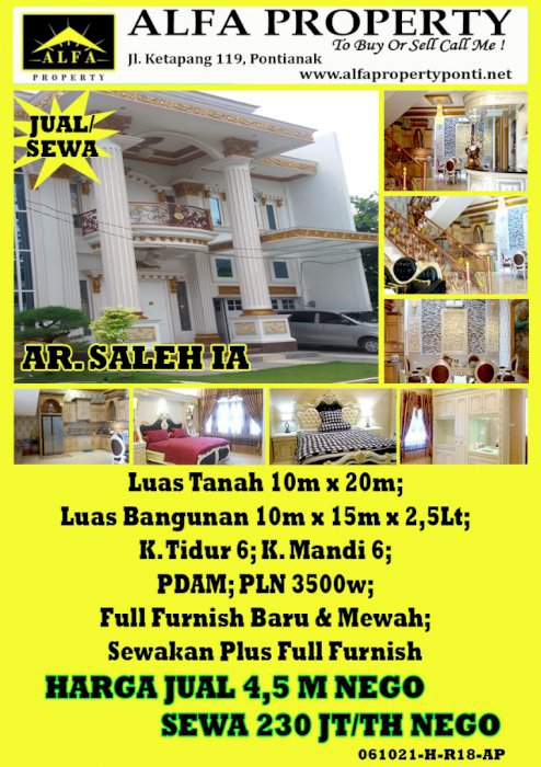 Rumah Ar Saleh IA, Pontianak, Kalimantan Barat