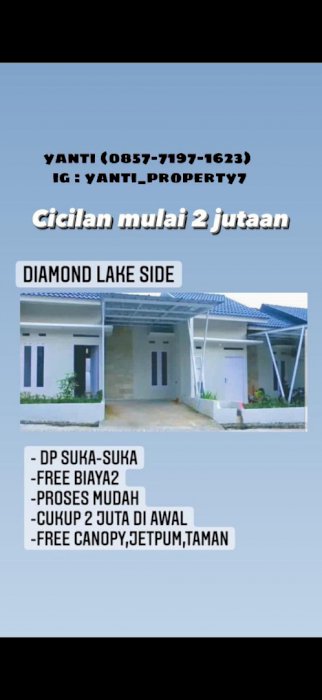 DI JUAL RUMAH PERUMAHAN DIAMOND LAKESIDE SAWANGAN DEPOK