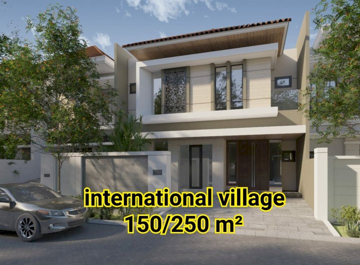 Modern minimalis .. rumah di Int Village Citraland