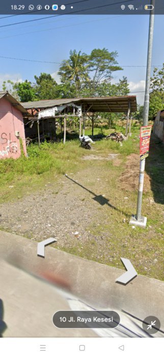 Tanah strategis di timur KUA kesesi