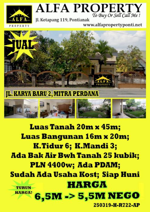 Rumah Karya Baru 2, Pontianak, Kalimantan Barat