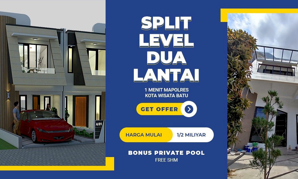 Villa Exclusive Plus Private Pool di Dekat Polres Junrejo Batu