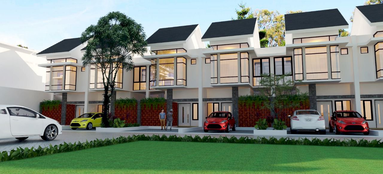 Villa Mewah 2 Carport 3KT Dengan Private Pool dan Rooftop DPRD Batu