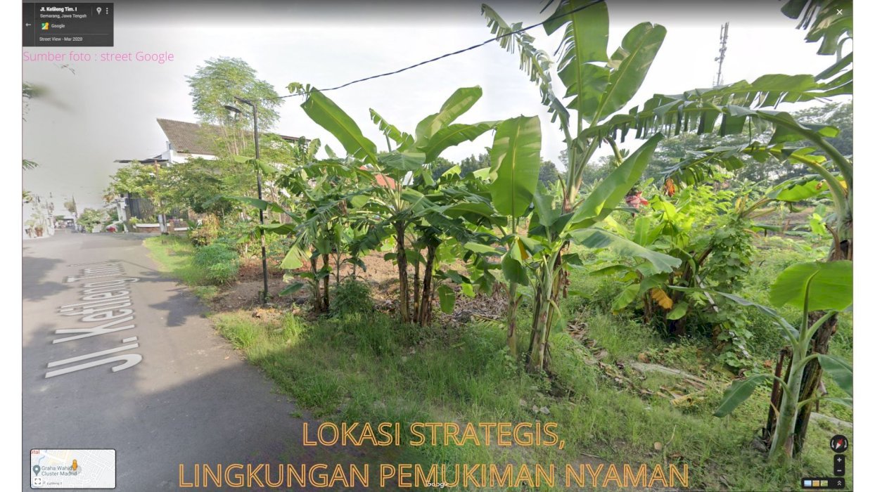 Dijual Tanah Kavling Siap Bangun Murah, Hook sudah SHM di Semarang