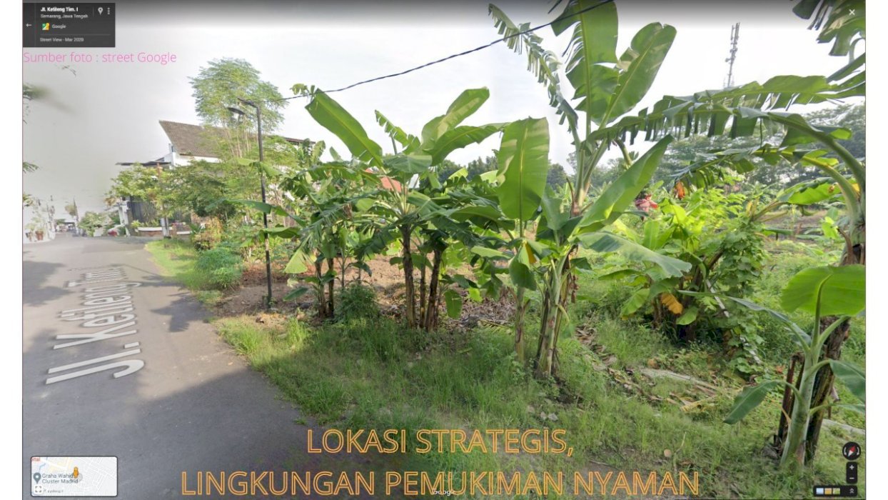 Dijual Tanah Kavling Siap Bangun Murah, Hook sudah SHM di Semarang