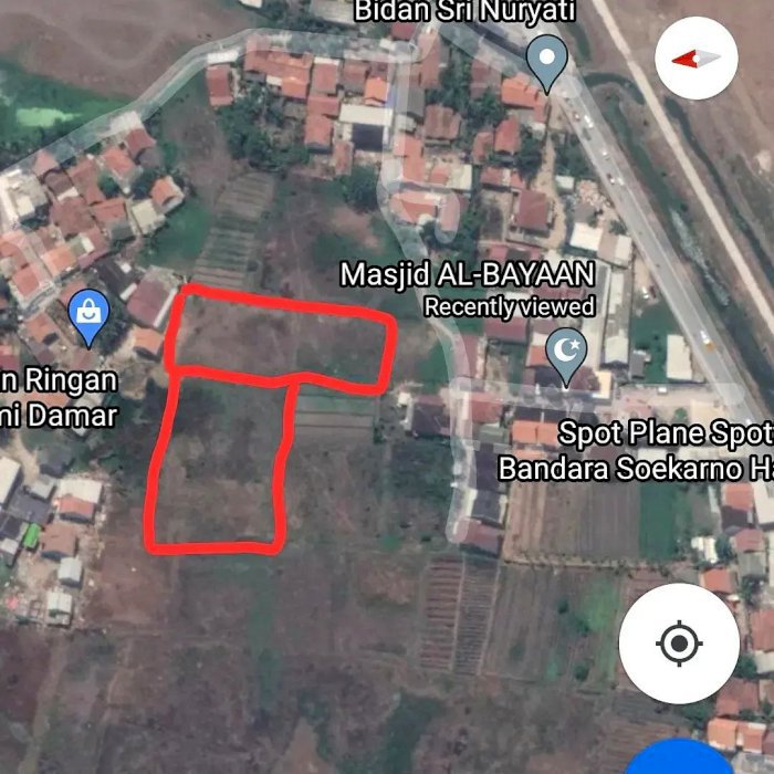 Dijual Cepat Tanah Seluas 3.238mÂ² di Desa Rawa Burung, Kec. Kosambi, Kab. Tangerang Banten