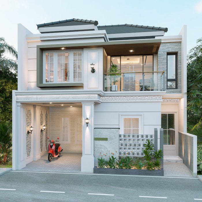 Rumah mewah di Jln . Delima / Srikandi ( Pekanbaru )