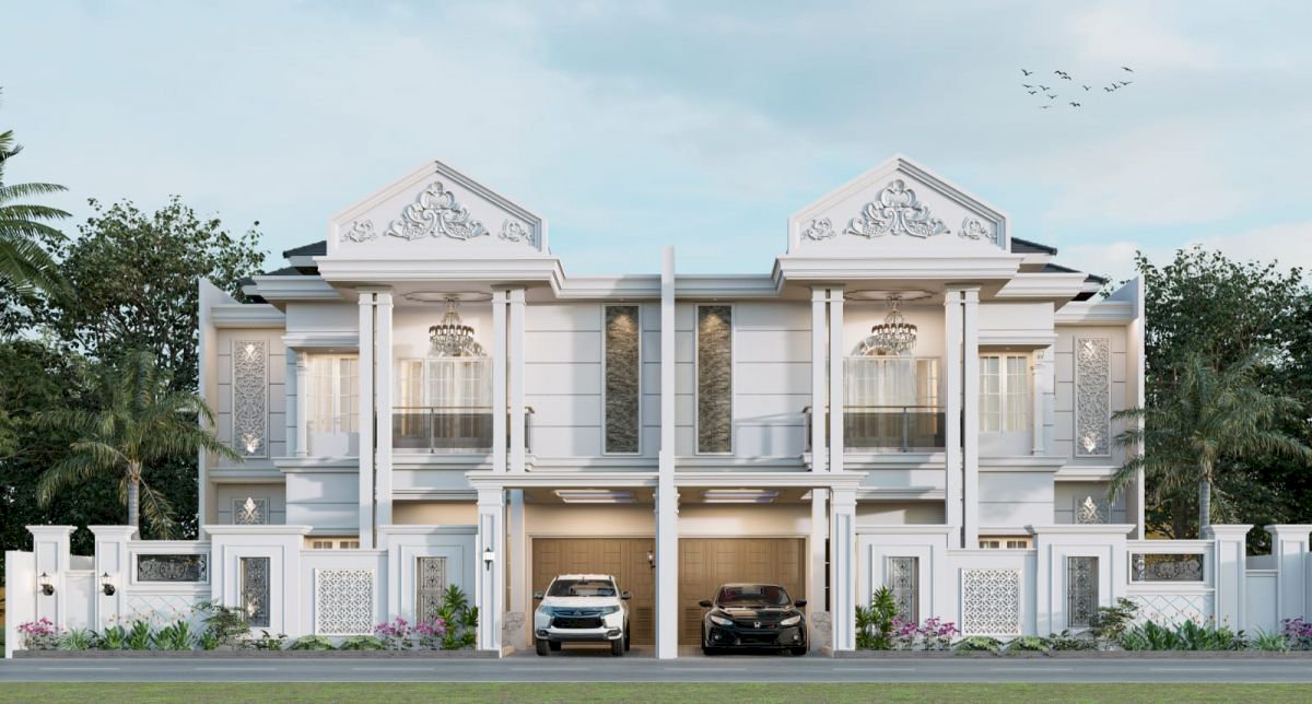 Rumah mewah 2 lantai Jln . Delima / Srikandi ( Pku ) Jln . Delima / Srikandi (),