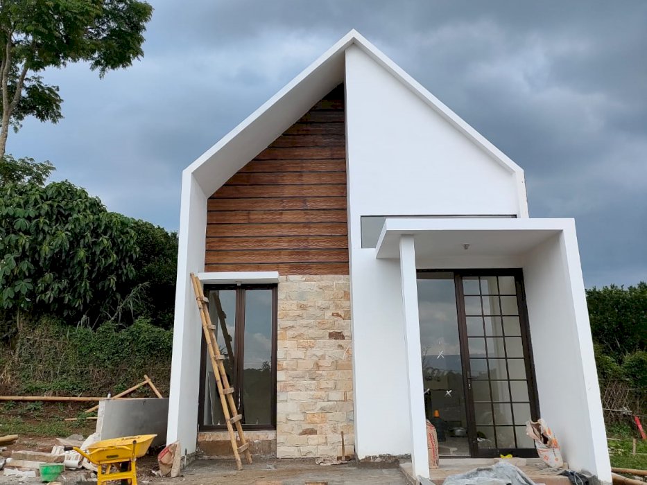 Rumah Minimalis Nuansa Alam View Pegunungan di Dataran Tinggi