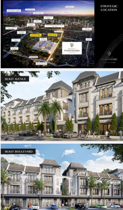 Residensial Bukit Podomoro The Pinnance Mewah Jakarta Timur ( Ruko )