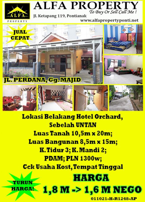 Rumah Gg. Majid, Pontianak, Kalimantan Barat