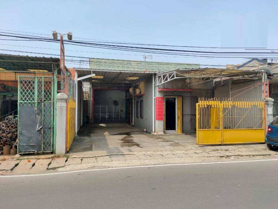 Gudang/Ruko Komersial luas 450m2 15x38 di jalan utama Gatot Subroto Cimone Tangerang