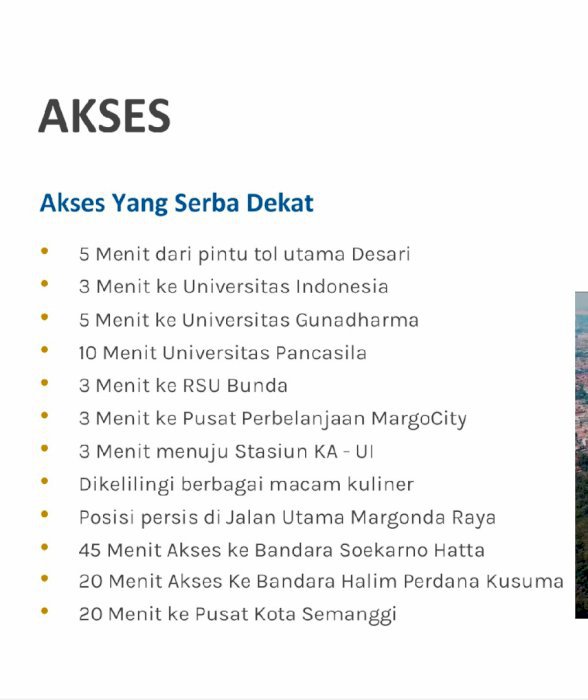 Apartemen riverside pancoran