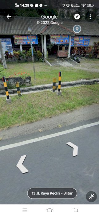 Tanah strategis tepi jalan raya untuk perumahan atau perkebunan