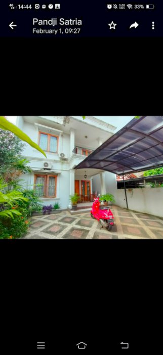 Rumah Dijual Langsung ke Pemilik   Jl. Intan Ujung, Cilandak, JakSel