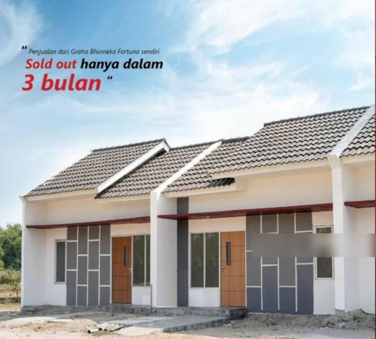 Graha bhinneka central, mojokerto. Dp 20 jutaan angsuran 1 juta Jln Raya Sooko,