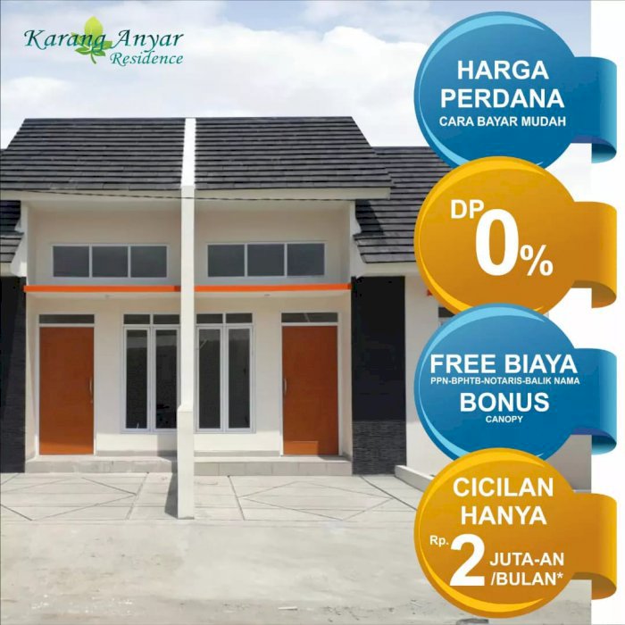 Rumah murah ideal Karang Anyar Residence