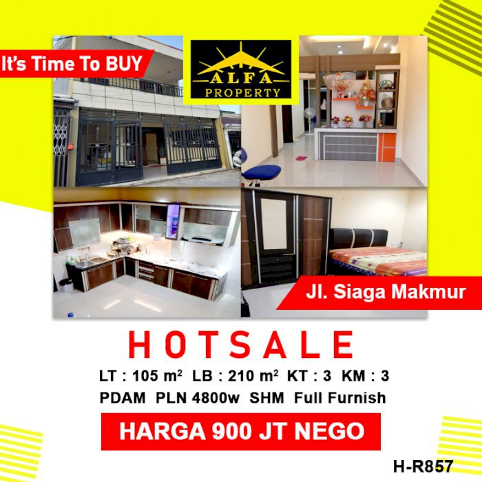 Rumah Jl Siaga Makmur Pontianak, Kalimantan Barat