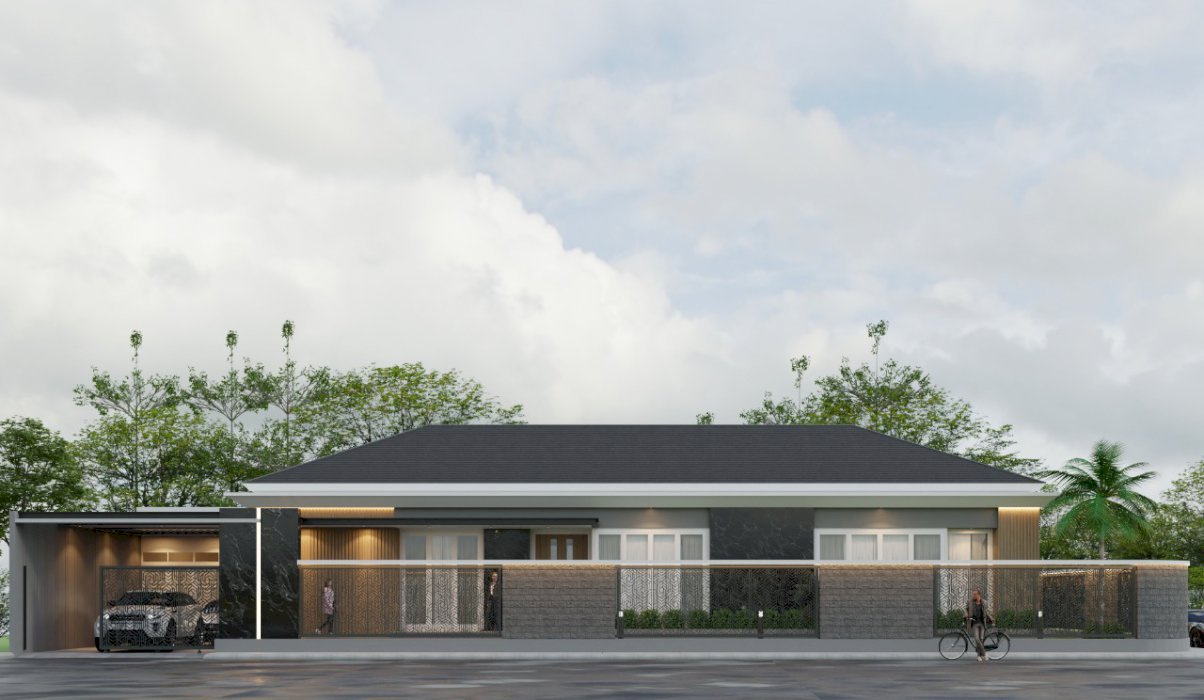 di jual rumah mewah di kawasan elit free reqes konsep rumah di jl cemara kipas komplek pemda