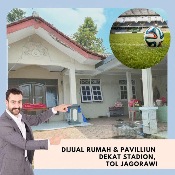 Jual rumah istimewa pinggir jalan dekat stadion Pakansari Bogor