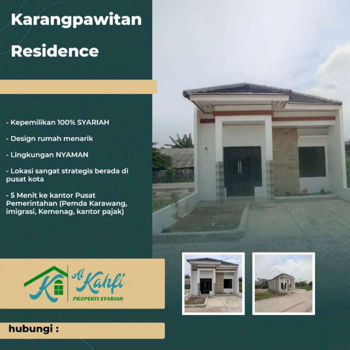 Rumah di tengah kota karawang di jual murah