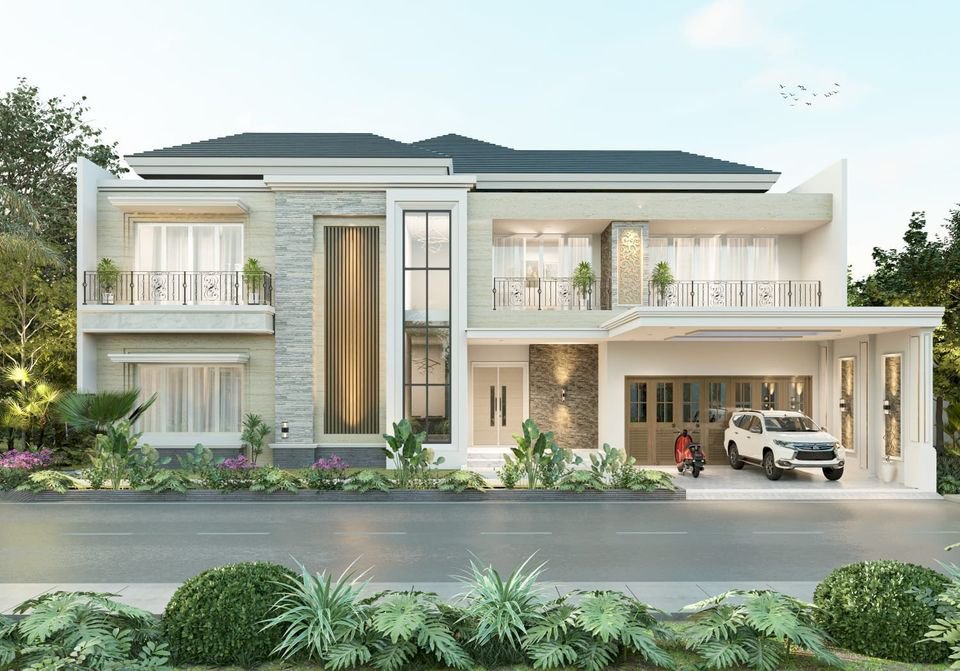 DIJUAL RUMAH PREMIUM DENGAN PRIVAT POOL DI KOMPLEK PEMDA CEMARA GADING