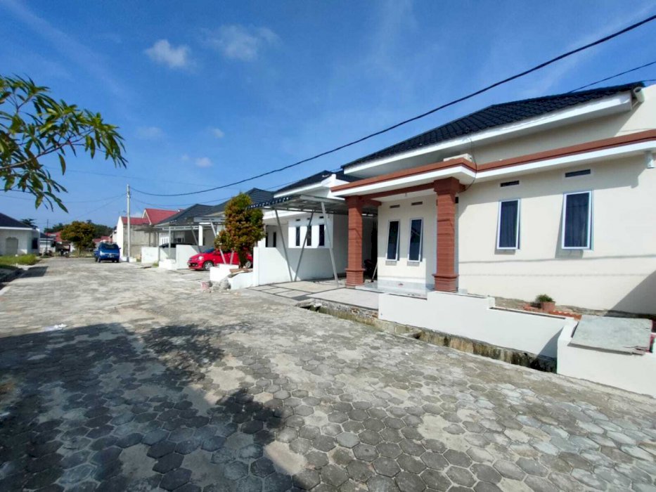 rumah minimalis keamanan 24 jm di jl delima belakang jumbo mart pekanbaru