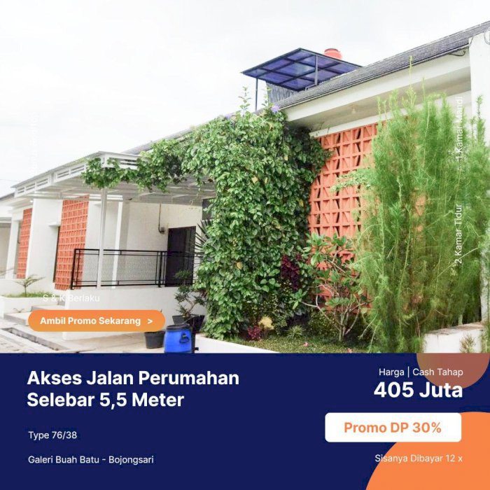 Rumah buah batupaling laris