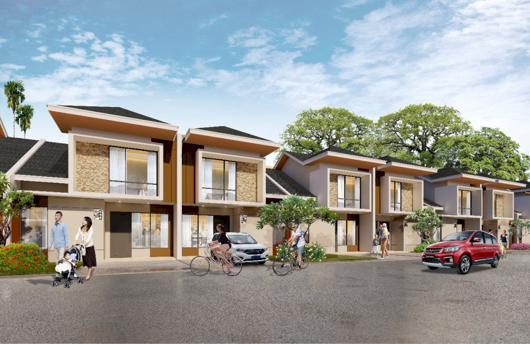 Hunian mewah berkonsep nezanine