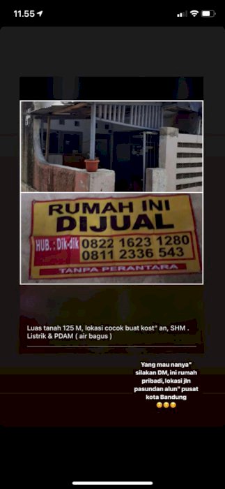 JUAL RUMAH CEPAT TOLONG BANTU SAYA