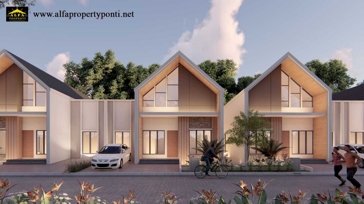 Rumah Green Park, Type Peony, Pontianak, Kalimantan Barat