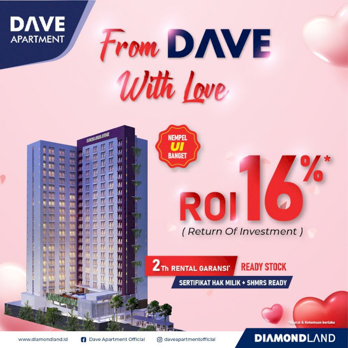 Dave Apartment kukusan nempel ui