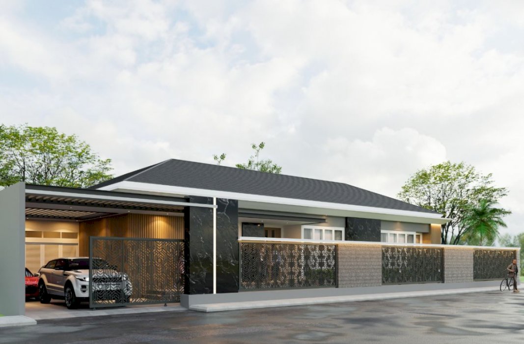 rumah mewah dikawasan elit jl cemara kipas pemda full interior dan isi jl,